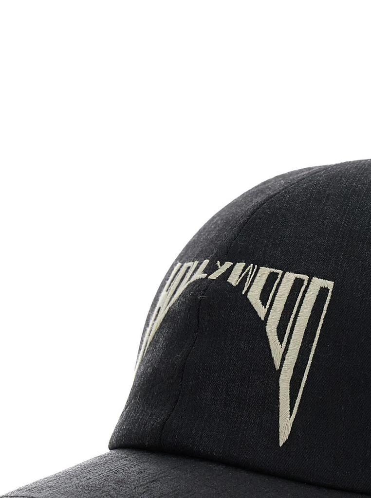商品Rick Owens|Rick Owens DRKSHDW Slogan Detailed Baseball Cap,价格¥2555,第3张图片详细描述