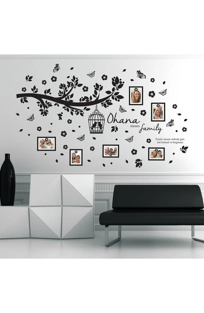 商品WALPLUS|Family Photo Tree Black Frame Decal,价格¥196,第3张图片详细描述