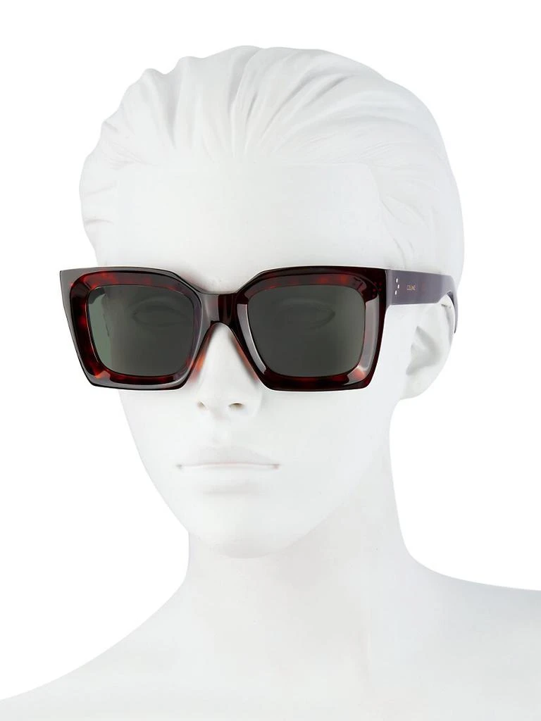 商品Celine|51MM Oversized Square Sunglasses,价格¥3455,第4张图片详细描述