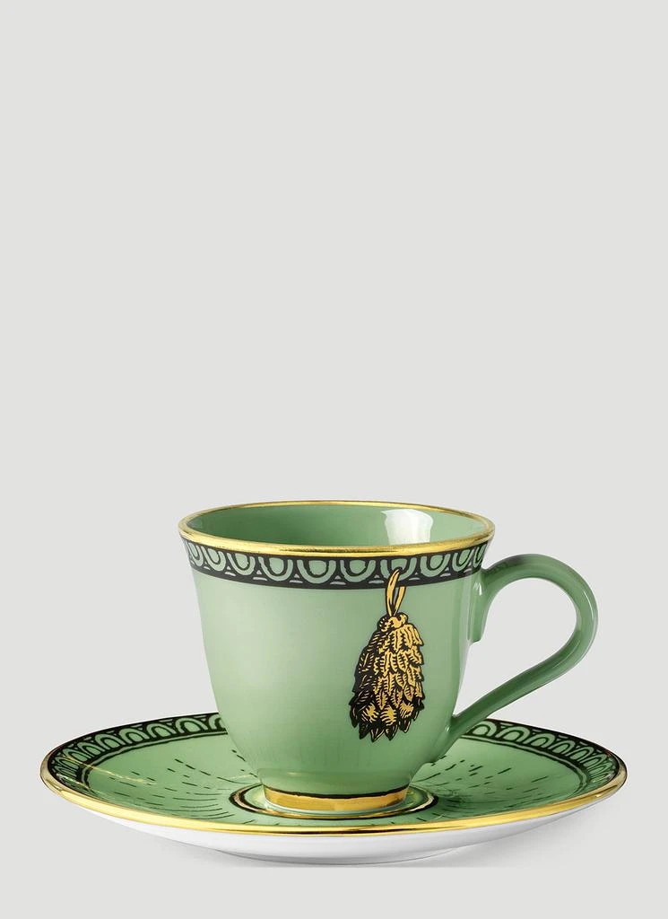 商品Gucci|Set of Two Odissey Demitasse Cups with Saucers,价格¥4410,第1张图片