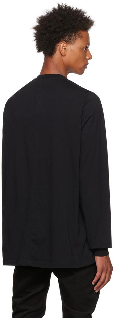 Black Long Sleeve T-Shirt商品第3张图片规格展示