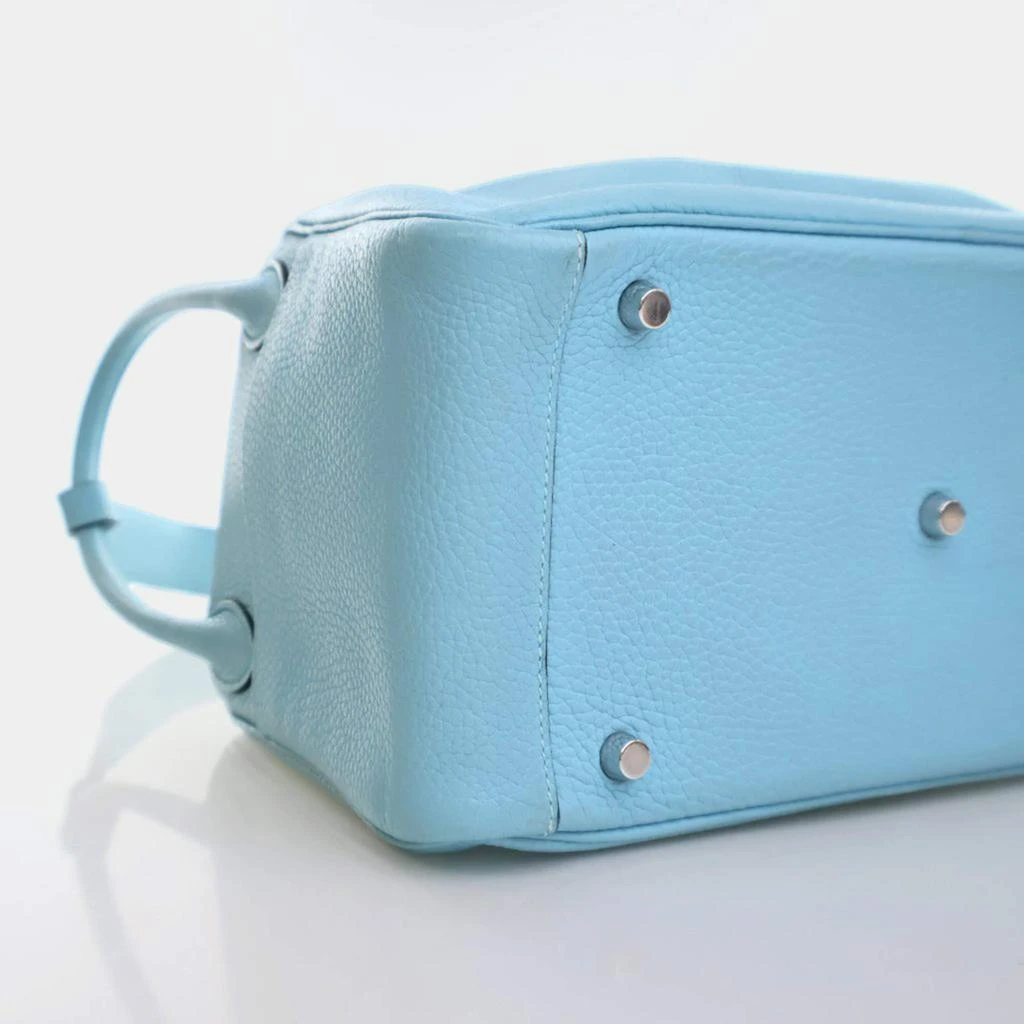Hermes Lindy 30 Blue Clemence Leather Shoulder Bag 商品