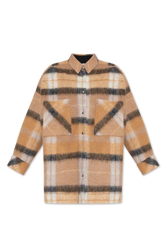 Iro Aponi Oversized Checked Jacket商品第1张图片规格展示