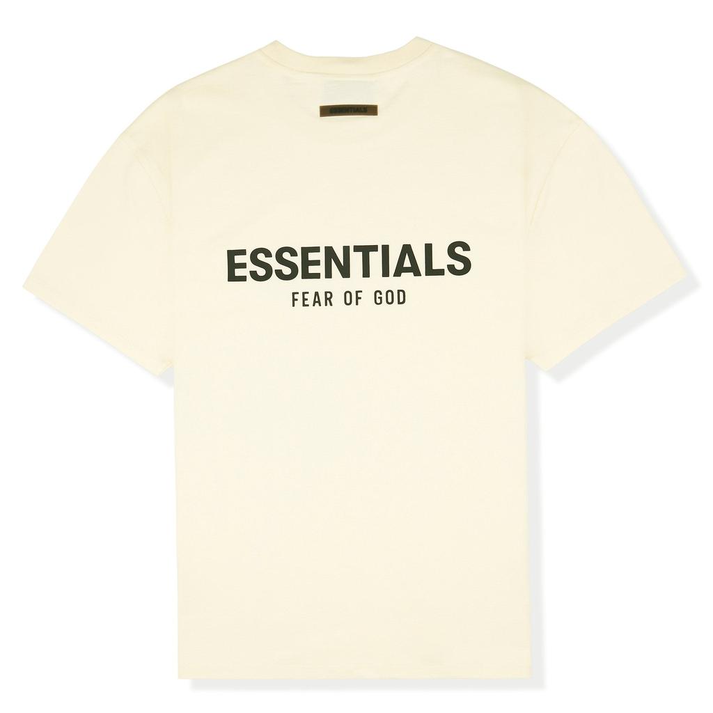 Fear Of God Essentials Reverse Logo Buttercream T Shirt (SS21)商品第1张图片规格展示