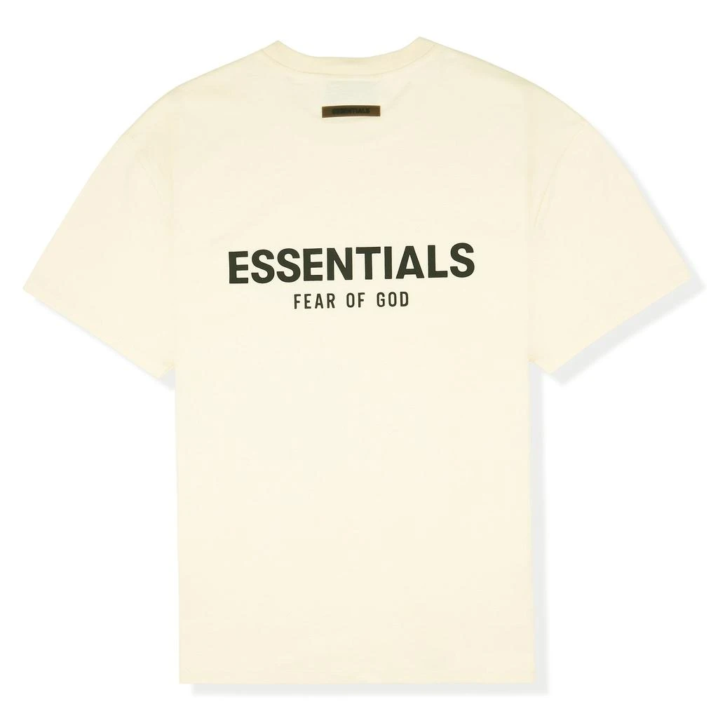 商品Essentials|Fear Of God Essentials Reverse Logo Buttercream T Shirt (SS21),价格¥1647,第1张图片