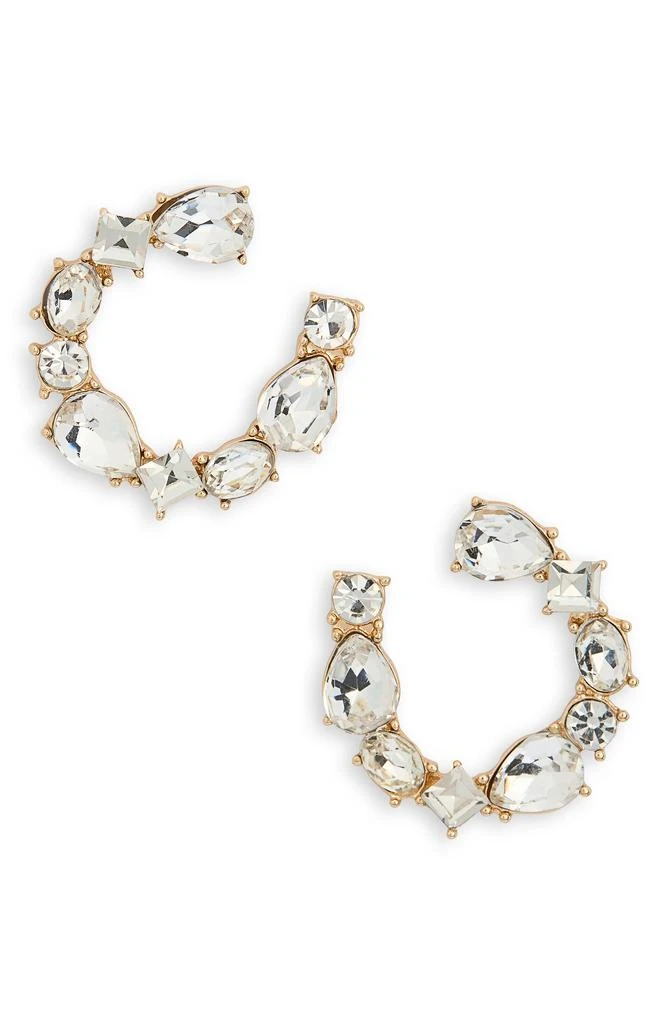 商品Nordstrom|Crystal Hoop Earrings,价格¥69,第1张图片