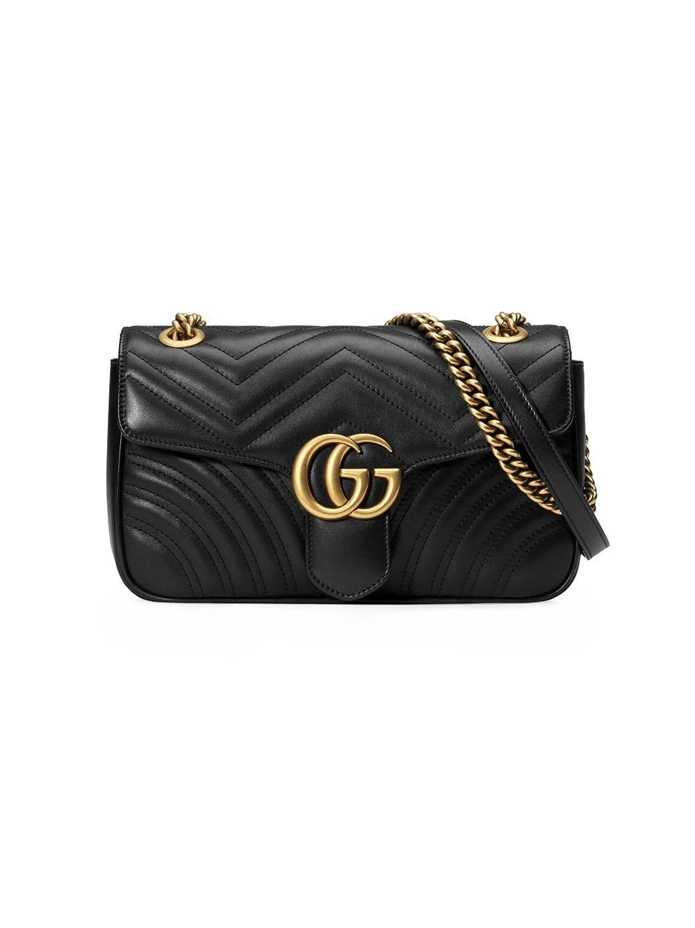 商品【商品预售7天】 Gucci|Gucci 女士斜挎包 443497DTDIT1000 黑色,价格¥21664,第1张图片