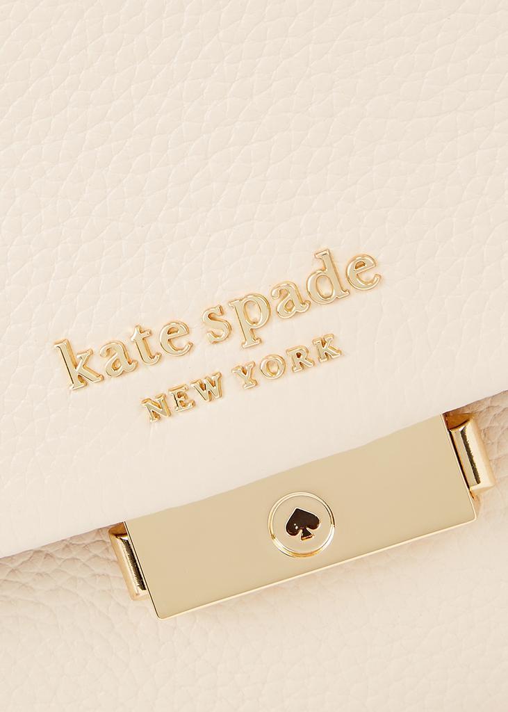 商品Kate Spade|Carlyle medium cream leather shoulder bag,价格¥3044,第5张图片详细描述