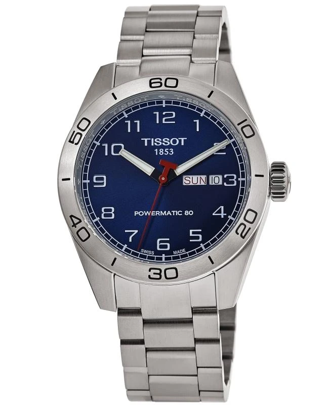 商品Tissot|Tissot PRS 516 Powermatic 80 Blue Dial Steel Men's Watch T131.430.11.042.00,价格¥4401,第1张图片