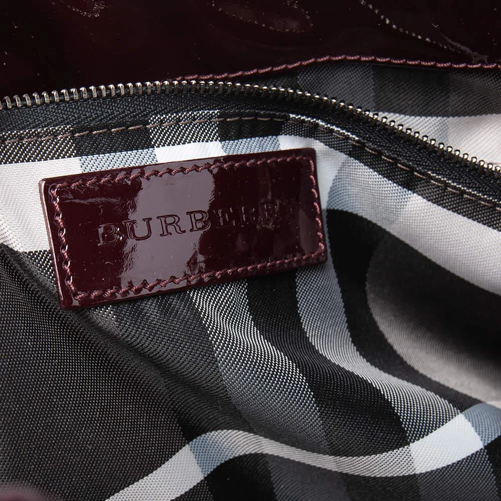 Burberry Dark Burgundy Patent Leather Healy Tote 商品