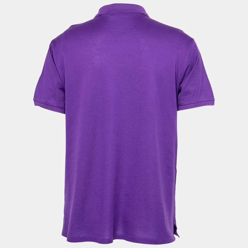 商品[二手商品] Ralph Lauren|Ralph Lauren Purple Cotton Pique Short Sleeve Polo T-Shirt XXL,价格¥808,第2张图片详细描述