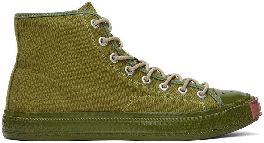 商品Acne Studios|Green Ballow High Sneakers,价格¥824,第1张图片