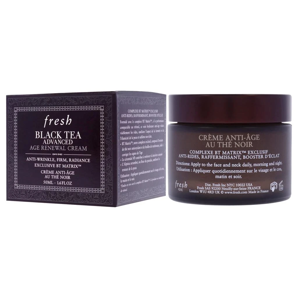 商品Fresh|Black Tea Advanced Age Renewal Cream by Fresh for Women - 1.7 oz Cream,价格¥737,第4张图片详细描述