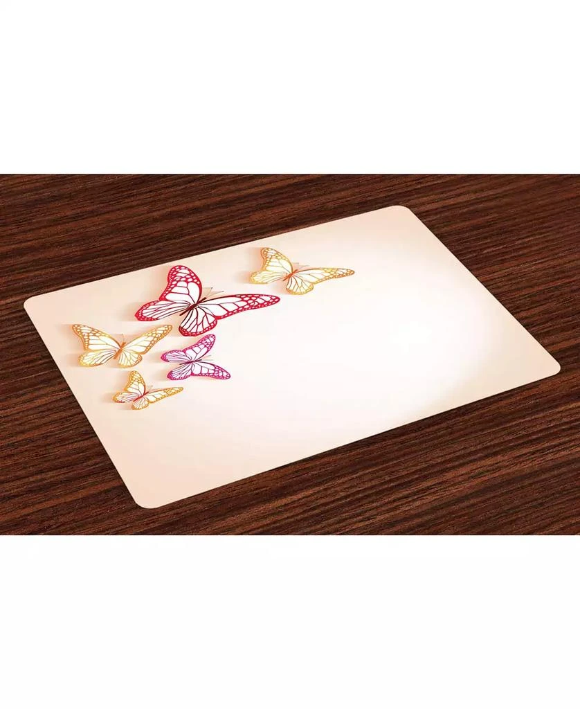 商品Ambesonne|Butterfly Place Mats, Set of 4,价格¥227,第1张图片