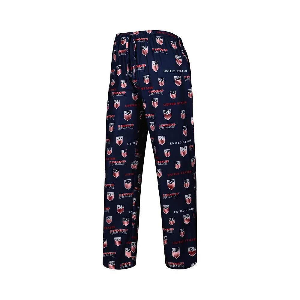 商品Concepts Sport|Men's Navy USMNT Breakthrough Allover Print Knit Sleep Pants,价格¥261,第2张图片详细描述
