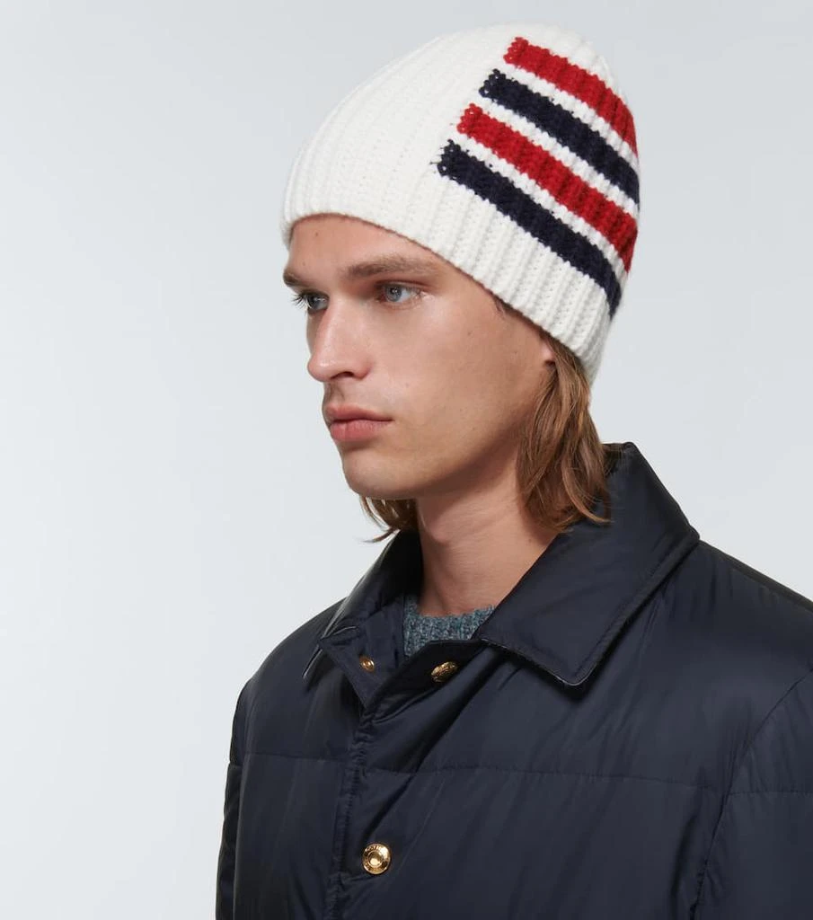 商品Thom Browne|4-Bar virgin wool beanie,价格¥1277,第3张图片详细描述