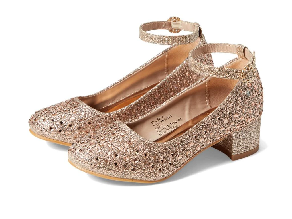 商品Badgley Mischka|Olivia Low Heel Pump (Little Kid/Big Kid),价格¥522,第1张图片