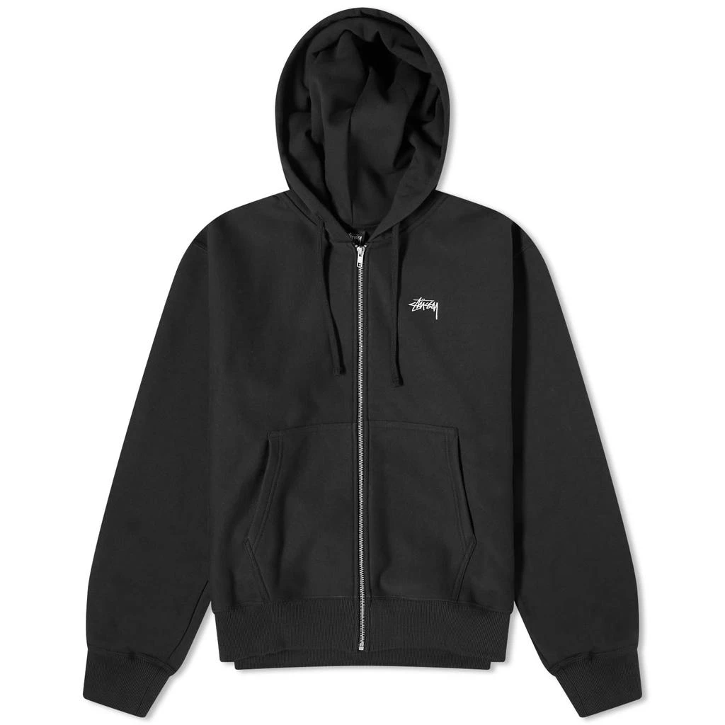 商品STUSSY|Stussy Stock Logo Zip Hoodie,价格¥1323,第1张图片