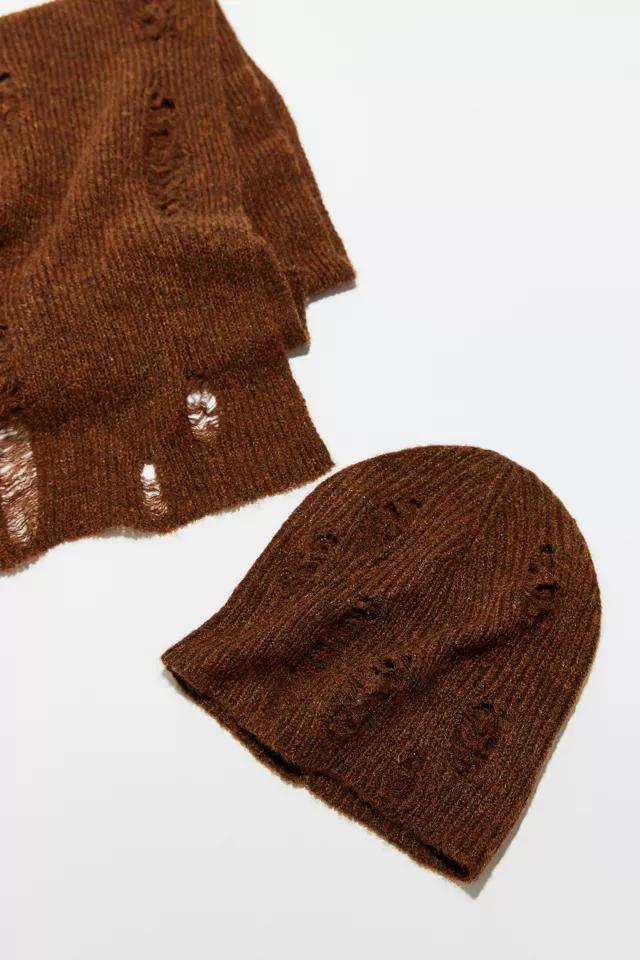商品Urban Outfitters|Jax Distressed Knit Beanie,价格¥35,第1张图片