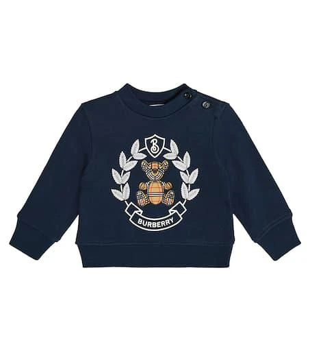 商品Burberry|Baby Thomas Bear cotton sweatshirt,价格¥2328,第1张图片