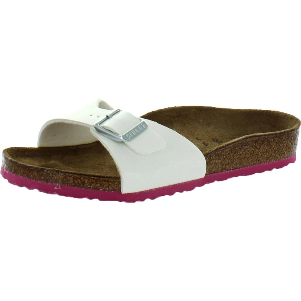 商品Birkenstock|Birkenstock Girls Madrid Kids Birko-Flor Slip On Footbed Sandals,价格¥128,第1张图片