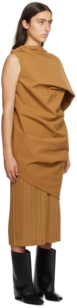 商品Issey Miyake|棕色 Canopy 连衣裙,价格¥4624,第2张图片详细描述