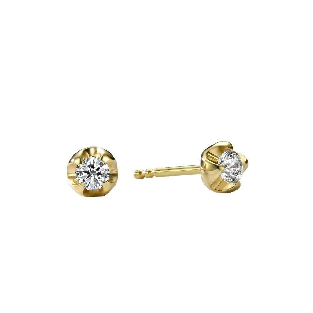 商品AME|Âme Q 18K Yellow Gold, Lab-Grown Diamond Stud Earrings,价格¥5928,第1张图片