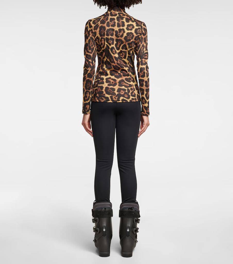 商品Goldbergh|Leona jaguar-print mockneck ski top,价格¥1207,第5张图片详细描述