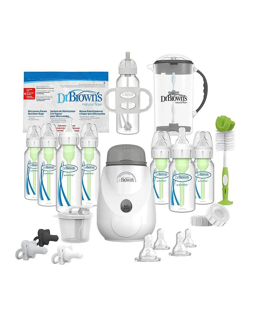 商品Dr. Brown's|38 Piece Natural Flow Options+ All-in-One Baby Bottle Gift Set,价格¥856,第1张图片