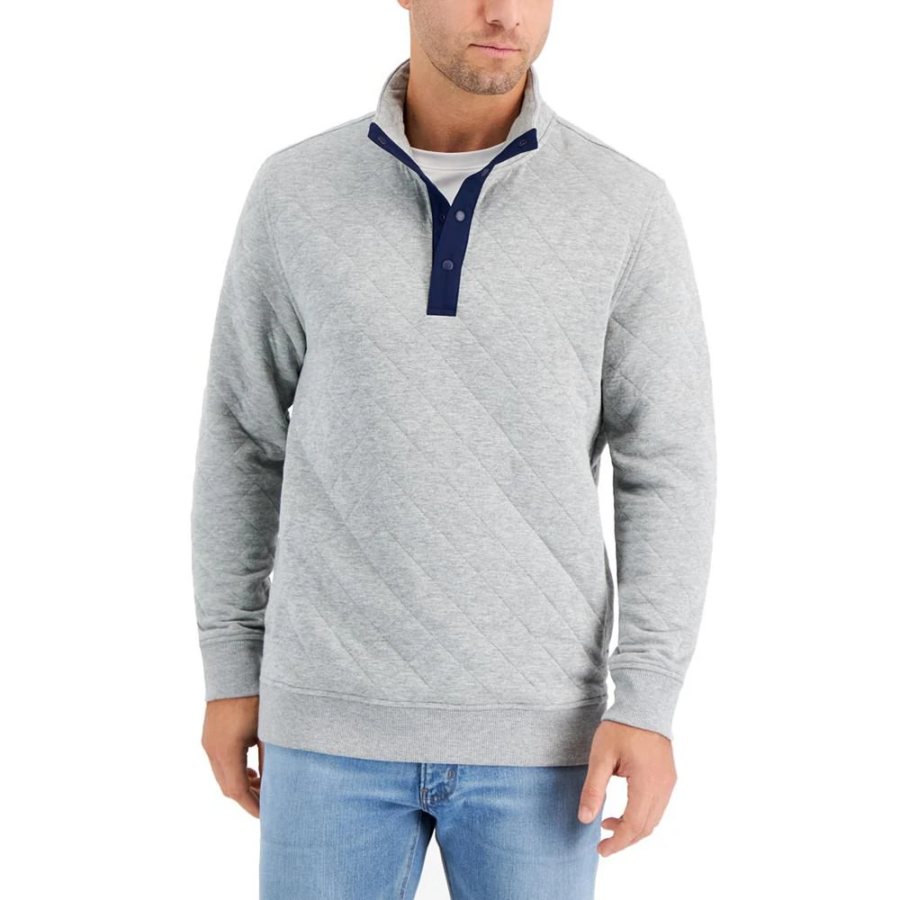 商品Club Room|Men's Quilted Pullover Sweater, Created for Macy's,价格¥104,第1张图片