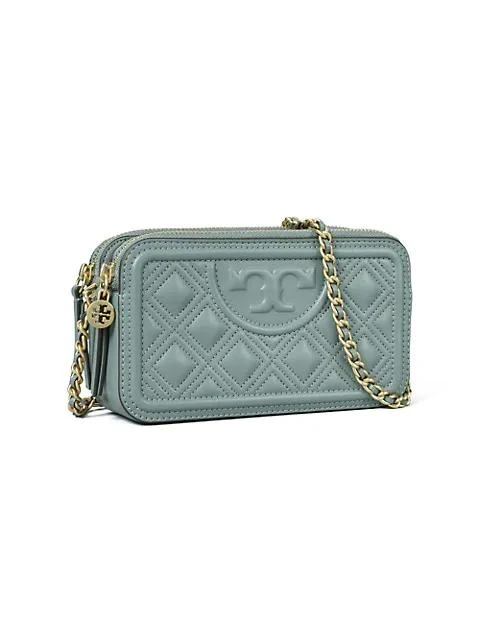 商品Tory Burch|Fleming Quilted Leather Mini Shoulder Bag,价格¥1286,第3张图片详细描述
