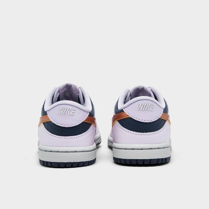 Kids' Toddler Nike Dunk Low SE Stretch Lace Casual Shoes商品第4张图片规格展示