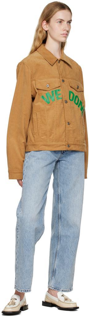 商品We11done|Tan Spread Collar Jacket,价格¥7472,第6张图片详细描述