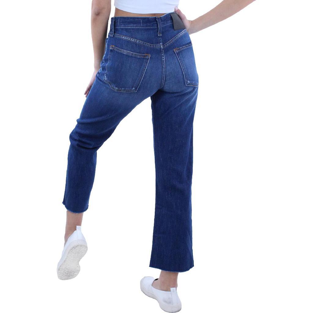 商品Rag & Bone|Rag & Bone Womens Maya High Rise Slim Fit Straight Leg Jeans,价格¥253-¥819,第4张图片详细描述