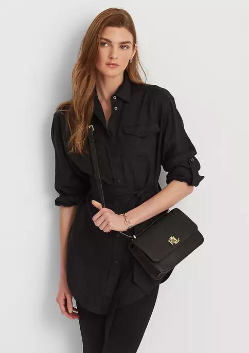 商品Ralph Lauren|Pebbled Leather Medium Sophee Bag,价格¥1002,第7张图片详细描述