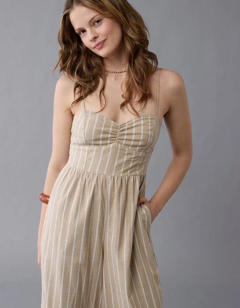 商品AE|AE Catie Corset Jumpsuit,价格¥226,第5张图片详细描述