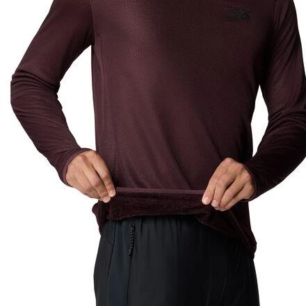 商品Mountain Hardwear|AirMesh Long-Sleeve Crew Top - Men's,价格¥500,第4张图片详细描述