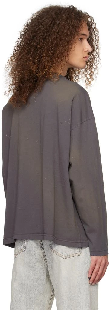 商品We11done|Gray Faded Long Sleeve T-Shirt,价格¥4161,第3张图片详细描述