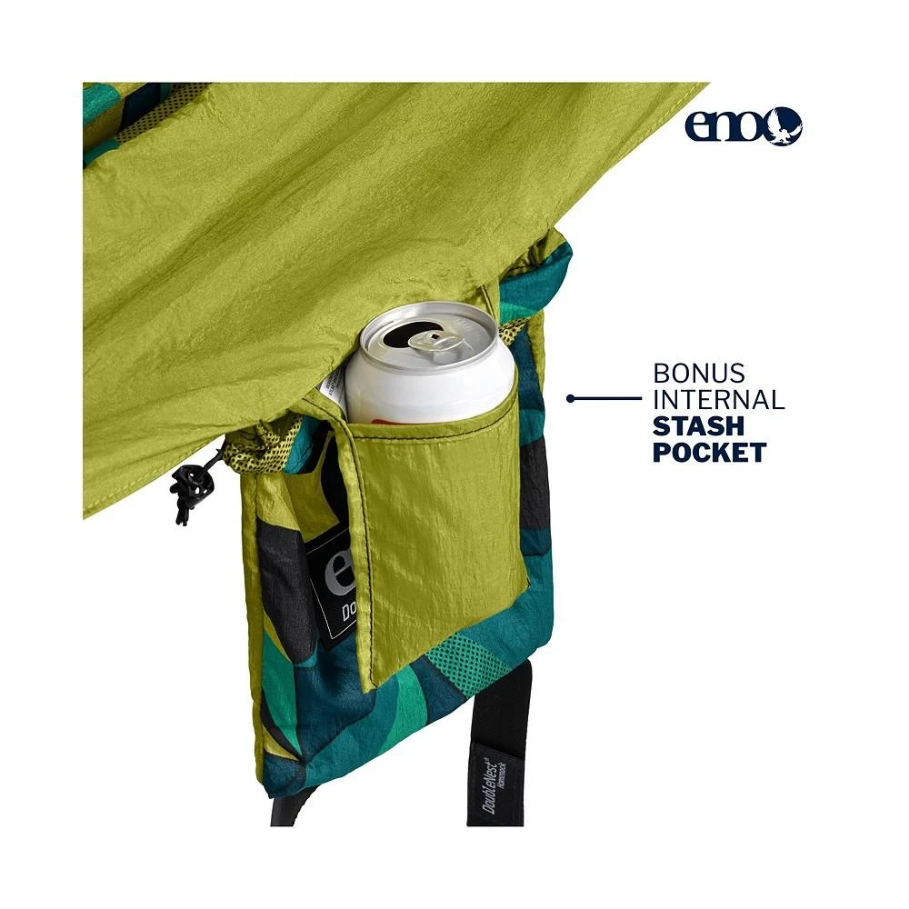 商品ENO|DoubleNest Hammock - Lightweight, Portable, 1 to 2 Person Hammock - For Camping, Hiking, Backpacking, Travel, a Festival, or the Beach - Boulder/Melon,价格¥632,第3张图片详细描述