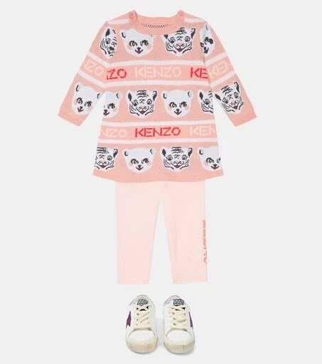 商品Kenzo|Baby cotton sweatshirt and pants set,价格¥711,第2张图片详细描述