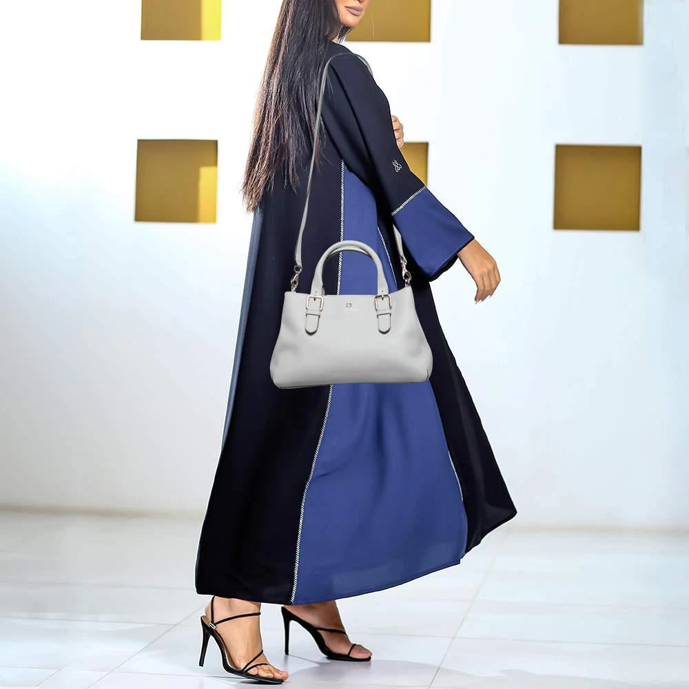 商品[二手商品] Kate Spade|Kate Spade Grey Leather Tote,价格¥890,第2张图片详细描述