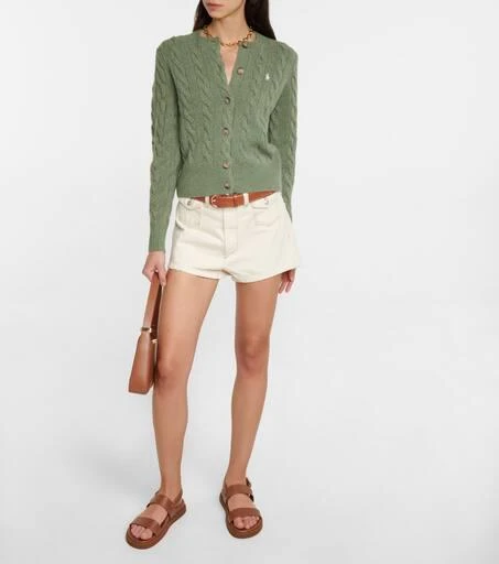 商品Ralph Lauren|绞花针织羊毛混纺开衫,价格¥1531,第2张图片详细描述