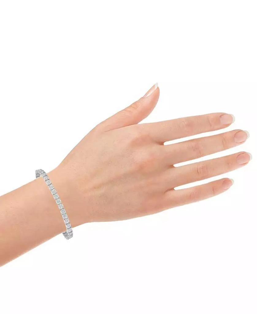 商品Macy's|Diamond Tennis Bracelet (1/4 ct. t.w.) in Sterling Silver,价格¥456,第2张图片详细描述