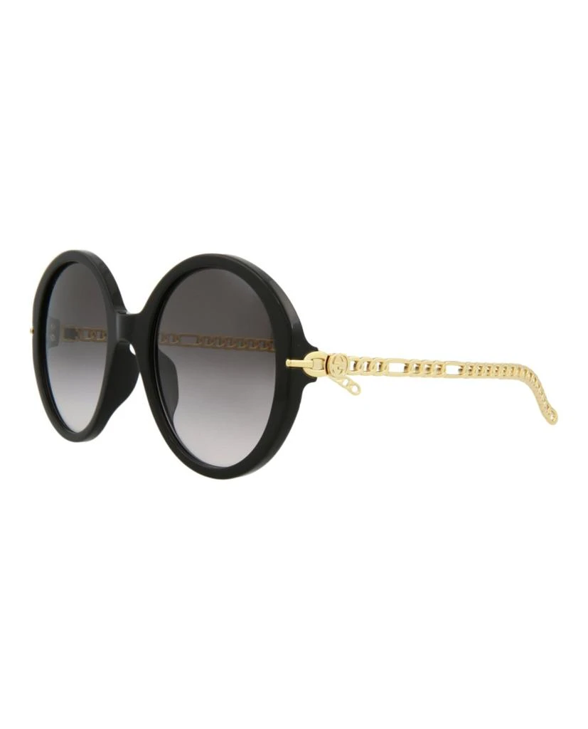 商品Gucci|Oval-Frame Acetate Sunglasses,价格¥2255,第2张图片详细描述