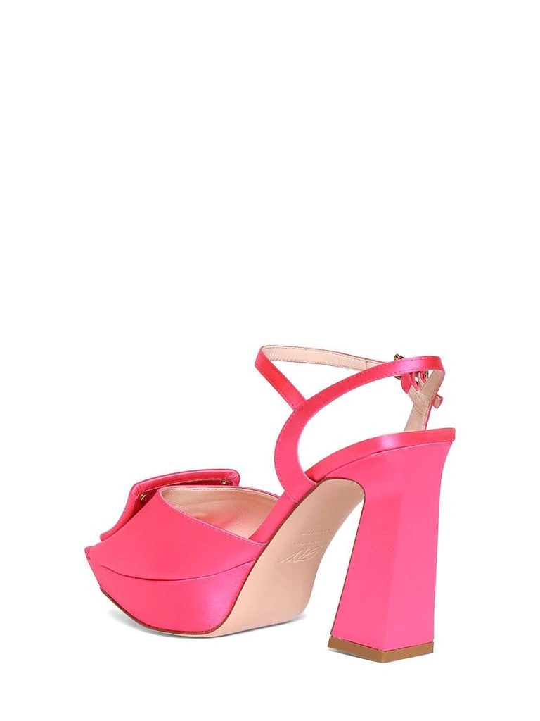 商品Roger Vivier|100mm Wedge Satin Sandals,价�格¥8592,第3张图片详细描述