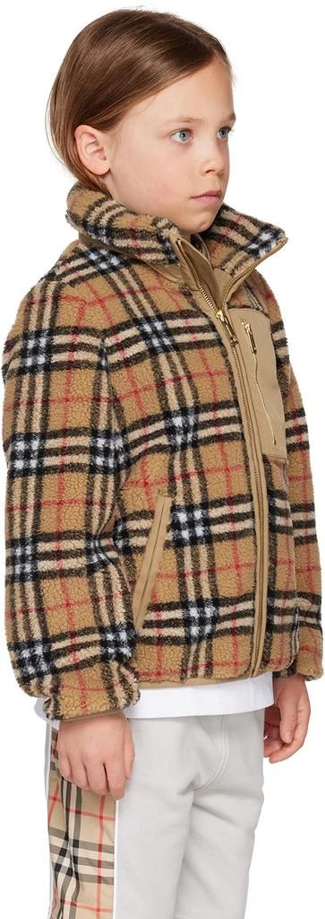 商品Burberry|Kids Beige Vintage Check Jacket,价格¥2103,第2张图片详细描述