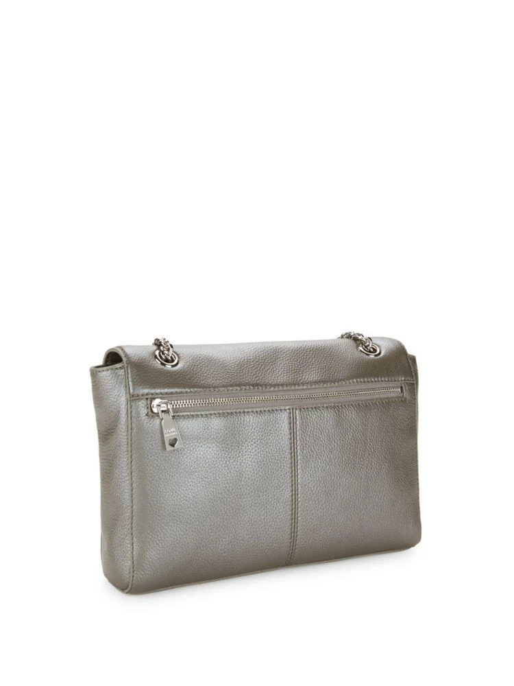 商品Moschino|Textured Leather Shoulder Bag,价格¥1573,第4张图片详细描述