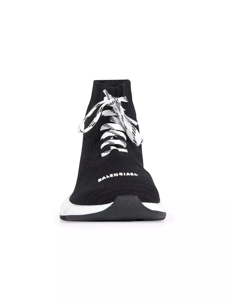 商品Balenciaga|Little Kid's & Kid's Speed Lace-up Recycled Knit Sneaker,价格¥3602,第2张图片详细描述