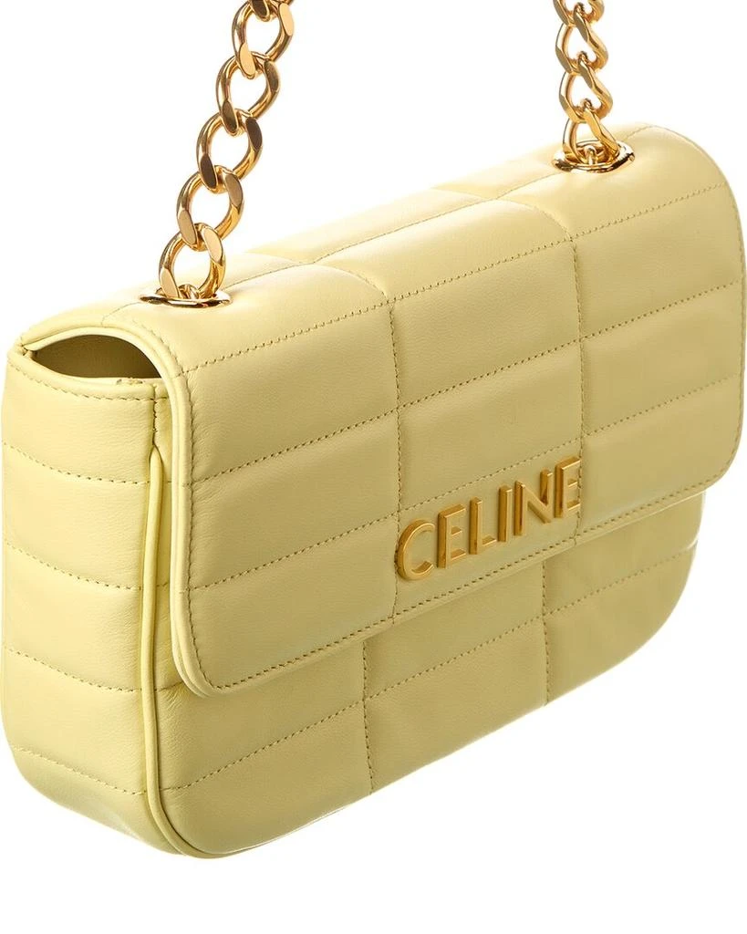 商品Celine|CELINE Monochrome Quilted Leather Shoulder Bag,价格¥16924,第3张图片详细描述