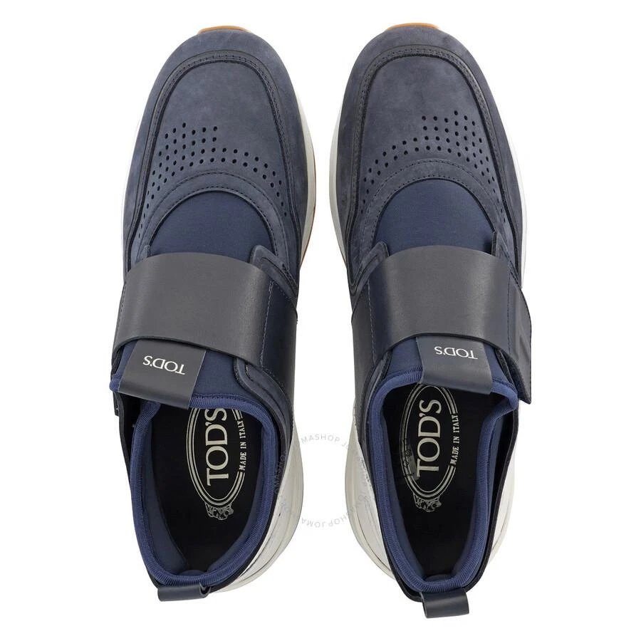 商品Tod's|Suede And Fabric Velcro Strap Sneakers,价格¥923,第2张图片详细描述